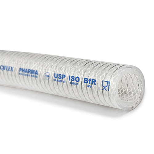 透明钢丝网纹硅胶管 CJFLEX TSPO